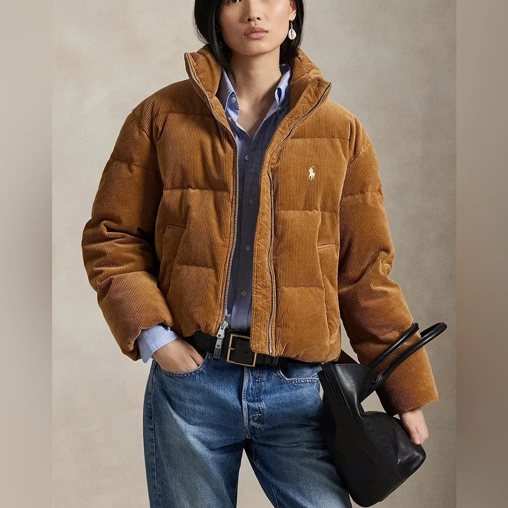 Polo by Ralph Lauren Corduroy Puffer Coat S/P - Picture 5 of 13